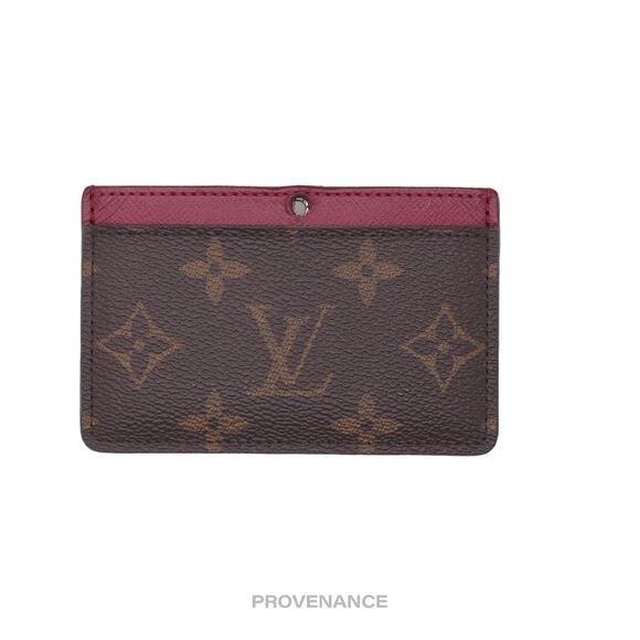🔴 Louis Vuitton Card Holder Wallet - Monogram Fuchsia - Picture 3 of 7